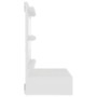 Mueble con espejo y luces LED blanco 60x31,5x62 cm