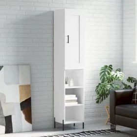 Tall white plywood sideboard 34.5x34x180 cm by vidaXL, Sideboards - Ref: Foro24-3200329, Price: 99,57 €, Discount: %