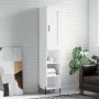 Aparador alto madera contrachapada blanco 34,5x34x180 cm de vidaXL, Aparadores - Ref: Foro24-3200329, Precio: 99,58 €, Descue...