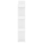 Estantería librería madera contrachapada blanco 86x25,5x140 cm