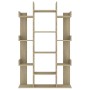 Estantería de madera de ingeniería roble Sonoma 86x25,5x140 cm
