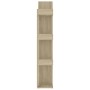 Estantería de madera de ingeniería roble Sonoma 86x25,5x140 cm