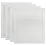Puerta de armario lamas 4 uds madera pino blanco 61,5x49,4 cm de vidaXL, Puertas de armarios - Ref: Foro24-151156, Precio: 90...