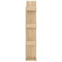 Estantería de madera de ingeniería roble Sonoma 48x25,5x140 cm