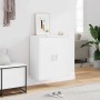 Mueble zapatero de madera de ingeniería blanco 60x35x70 cm