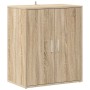 Mueble zapatero madera de ingeniería roble Sonoma 60x35x70 cm