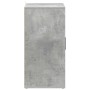 Mueble zapatero madera de ingeniería gris hormigón 60x35x70 cm