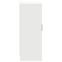 Mueble zapatero de madera contrachapada blanco 60x35x92 cm