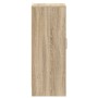 Mueble zapatero madera contrachapada roble Sonoma 60x35x92 cm
