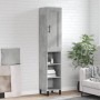 Aparador de madera contrachapada gris hormigón 34,5x34x180 cm von vidaXL, Sideboards - Ref: Foro24-3200349, Preis: 92,18 €, R...