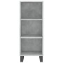 Aparador de madera contrachapada gris hormigón 34,5x34x180 cm von vidaXL, Sideboards - Ref: Foro24-3200349, Preis: 92,18 €, R...