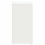Mueble zapatero de madera contrachapada blanco 60x35x70 cm