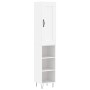 Tall white plywood highboard 34.5x34x180 cm by vidaXL, Sideboards - Ref: Foro24-3200353, Price: 87,92 €, Discount: %