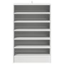 Mueble zapatero de madera contrachapada blanco 60x35x92 cm