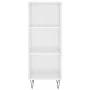 Hochglänzendes Sideboard aus weißem Sperrholz, 34,5 x 34 x 180 cm von vidaXL, Sideboards - Ref: Foro24-3200355, Preis: 91,85 ...