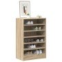 Mueble zapatero madera contrachapada roble Sonoma 60x35x92 cm en Zapateros y organizadores de calzado | Comprar online en Foro24