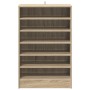 Mueble zapatero madera contrachapada roble Sonoma 60x35x92 cm