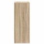 Mueble zapatero madera contrachapada roble Sonoma 60x35x92 cm