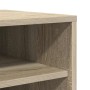 Mueble zapatero madera contrachapada roble Sonoma 60x35x92 cm