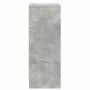 Mueble zapatero madera contrachapada gris hormigón 60x35x92 cm