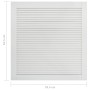 Schranktürlamellen, 2 Stück, weißes Kiefernholz, 61,5 x 59,4 cm von vidaXL, Schranktüren - Ref: Foro24-151158, Preis: 54,60 €...