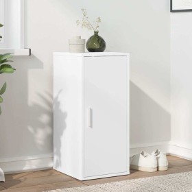 Mueble zapatero de aglomerado blanco 32x35x70 cm Mueble zapatero de aglomerado blanco 32x35x70 cm