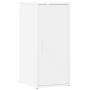 Mueble zapatero de aglomerado blanco 32x35x70 cm