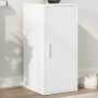 Mueble zapatero de aglomerado blanco 32x35x70 cm