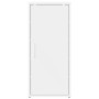 Mueble zapatero de aglomerado blanco 32x35x70 cm
