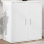 Muebles zapateros 2 uds madera contrachapada blanco 32x35x70 cm