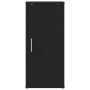 Muebles zapateros 2 uds madera contrachapada negro 32x35x70 cm