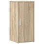 Mueble zapatero madera ingeniería roble Sonoma 32x35x70 cm