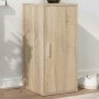 Mueble zapatero madera ingeniería roble Sonoma 32x35x70 cm