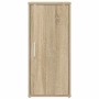 Mueble zapatero madera ingeniería roble Sonoma 32x35x70 cm