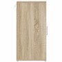 Mueble zapatero madera ingeniería roble Sonoma 32x35x70 cm