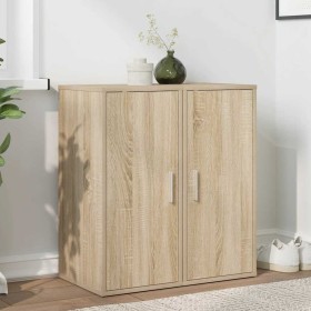 Muebles zapateros 2 uds contrachapado roble Sonoma 32x35x70 cm Muebles zapateros 2 uds contrachapado roble Sonoma 32x35x70 cm