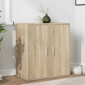 Muebles zapateros 2 uds contrachapado roble Sonoma 32x35x70 cm Muebles zapateros 2 uds contrachapado roble Sonoma 32x35x70 cm