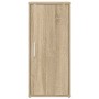 Muebles zapateros 2 uds contrachapado roble Sonoma 32x35x70 cm