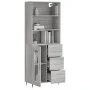 Hohes Sideboard Sonoma graues Sperrholz 69,5x34x180 cm von vidaXL, Sideboards - Ref: Foro24-3189491, Preis: 146,71 €, Rabatt: %