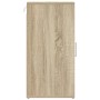 Muebles zapateros 2 uds contrachapado roble Sonoma 32x35x70 cm