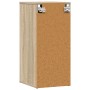 Muebles zapateros 2 uds contrachapado roble Sonoma 32x35x70 cm