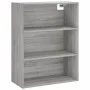 Hohes Sideboard Sonoma graues Sperrholz 69,5x34x180 cm von vidaXL, Sideboards - Ref: Foro24-3189491, Preis: 146,71 €, Rabatt: %