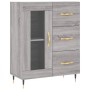 Aparador alto madera contrachapada gris sonoma 69,5x34x180 cm de vidaXL, Aparadores - Ref: Foro24-3189491, Precio: 157,63 €, ...