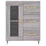 Aparador alto madera contrachapada gris sonoma 69,5x34x180 cm de vidaXL, Aparadores - Ref: Foro24-3189491, Precio: 157,63 €, ...