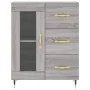 Hohes Sideboard Sonoma graues Sperrholz 69,5x34x180 cm von vidaXL, Sideboards - Ref: Foro24-3189491, Preis: 146,71 €, Rabatt: %