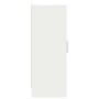 Mueble zapatero de aglomerado blanco 32x35x92 cm