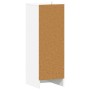 Mueble zapatero de aglomerado blanco 32x35x92 cm
