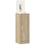 Mueble zapatero de aglomerado roble Sonoma 32x35x92 cm