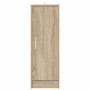 Mueble zapatero de aglomerado roble Sonoma 32x35x92 cm