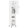 Tall white plywood sideboard 34.5x34x180 cm by vidaXL, Sideboards - Ref: Foro24-3198977, Price: 91,75 €, Discount: %